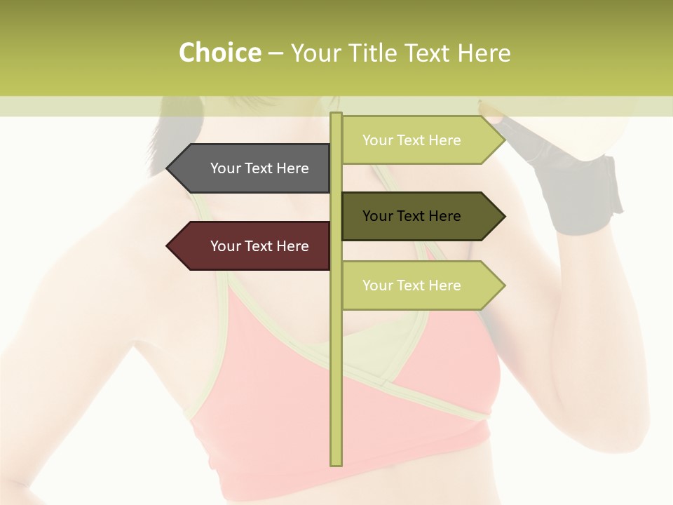 Drinking Health Care Weight Loss PowerPoint Template