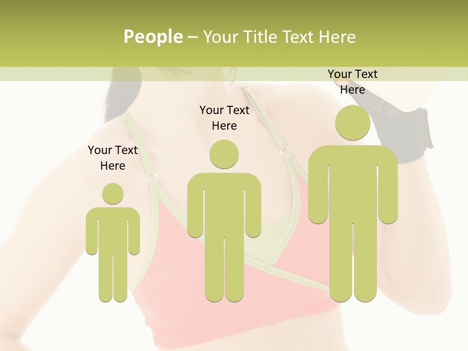 Drinking Health Care Weight Loss PowerPoint Template