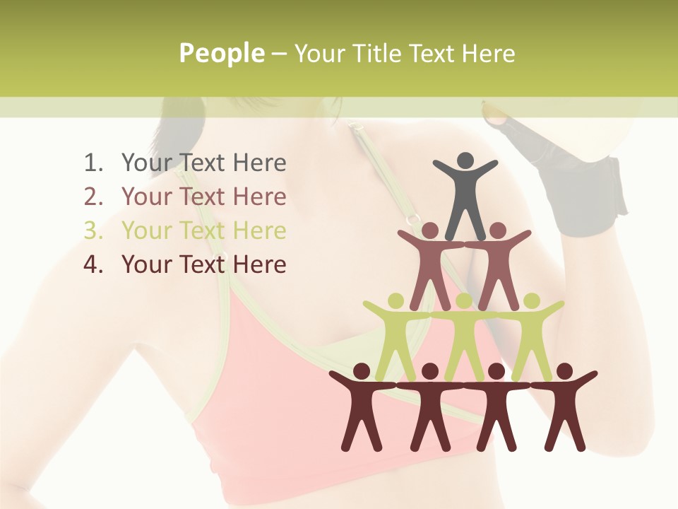 Drinking Health Care Weight Loss PowerPoint Template