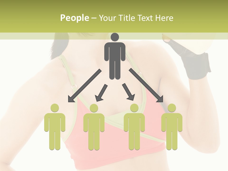 Drinking Health Care Weight Loss PowerPoint Template