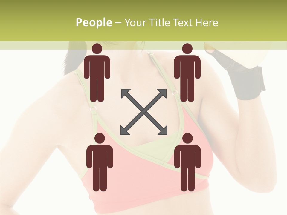 Drinking Health Care Weight Loss PowerPoint Template