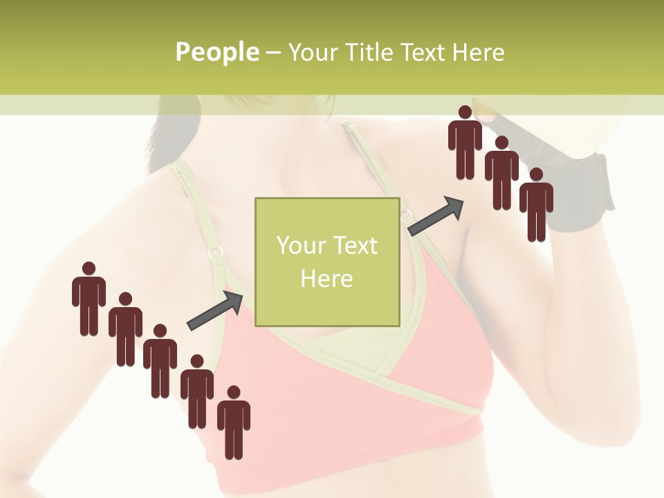 Drinking Health Care Weight Loss PowerPoint Template