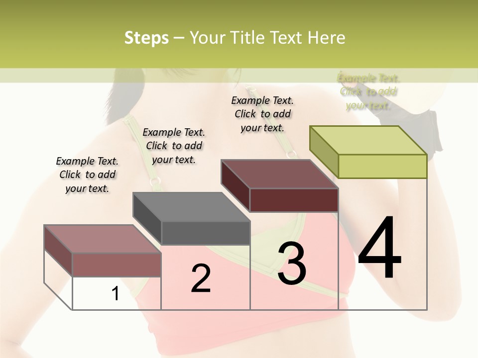 Drinking Health Care Weight Loss PowerPoint Template