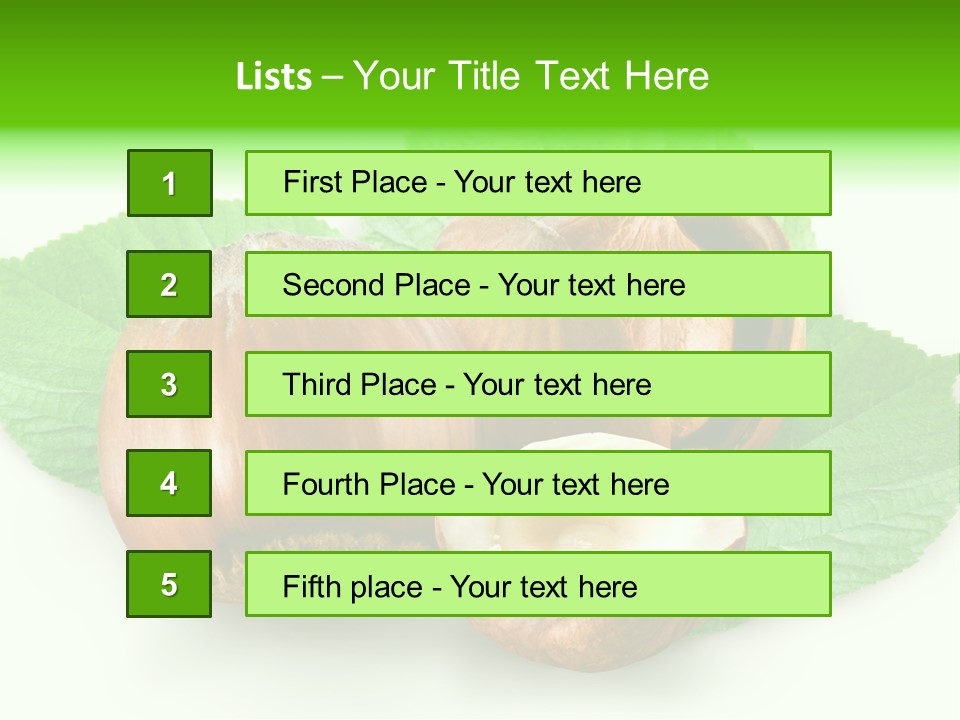 Shell Squirrel Background PowerPoint Template