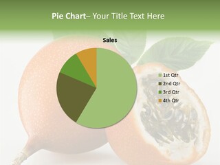 Yellow Seed Fruit PowerPoint Template