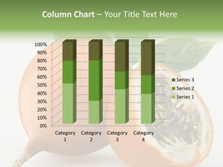 Yellow Seed Fruit PowerPoint Template