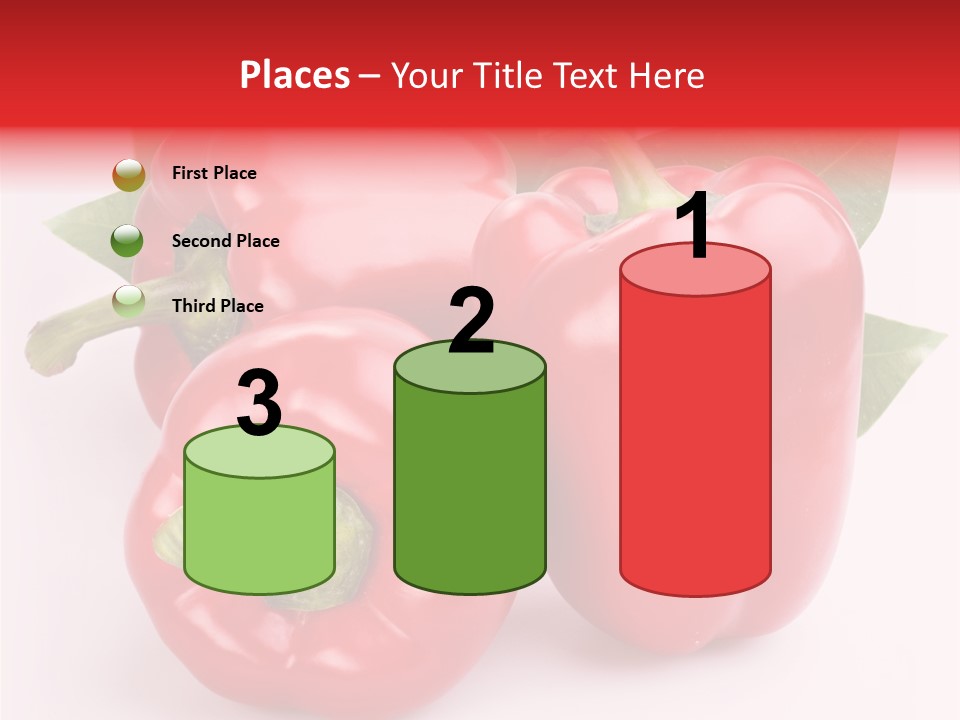 Green White Isolated PowerPoint Template