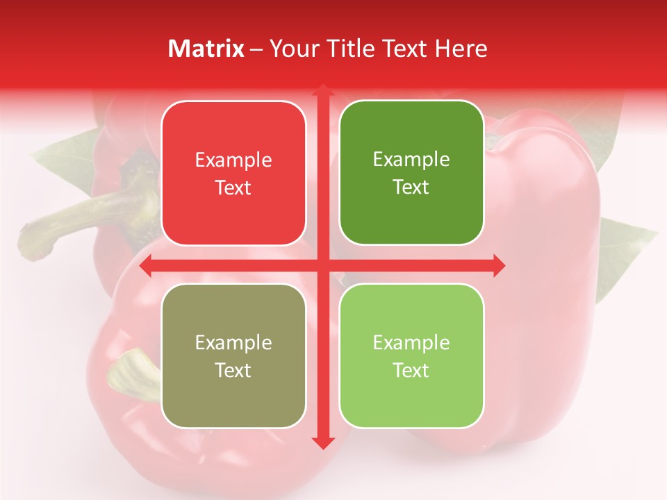 Green White Isolated PowerPoint Template