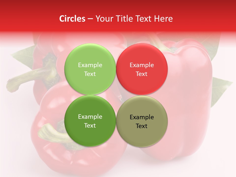 Green White Isolated PowerPoint Template