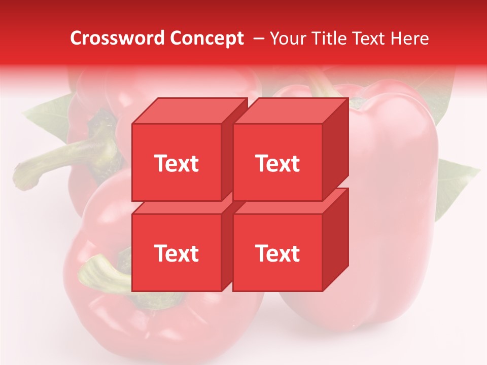 Green White Isolated PowerPoint Template