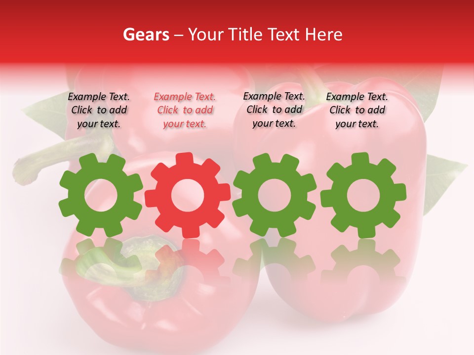 Green White Isolated PowerPoint Template