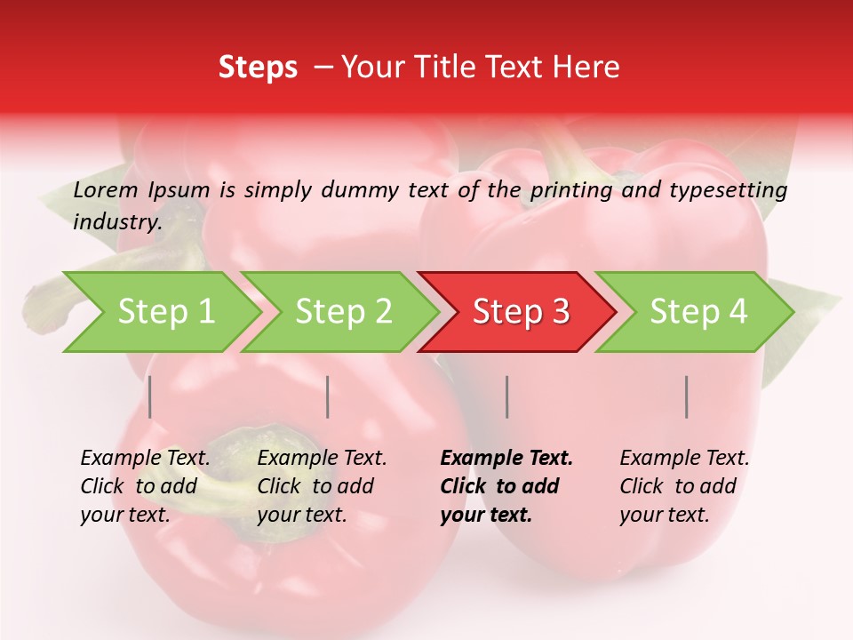 Green White Isolated PowerPoint Template