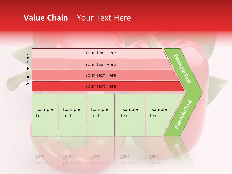 Green White Isolated PowerPoint Template