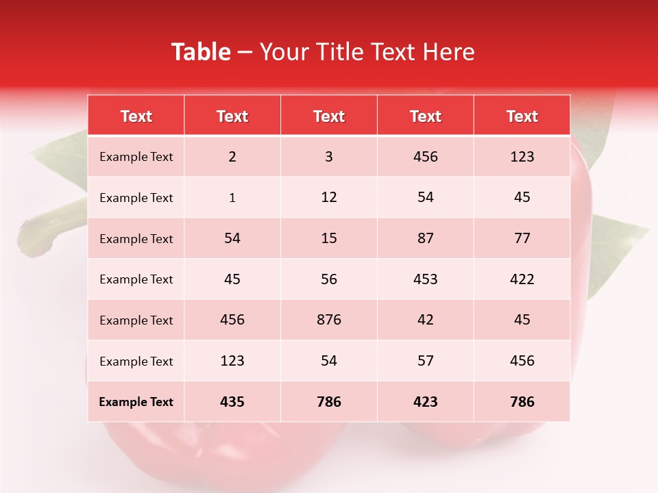 Green White Isolated PowerPoint Template