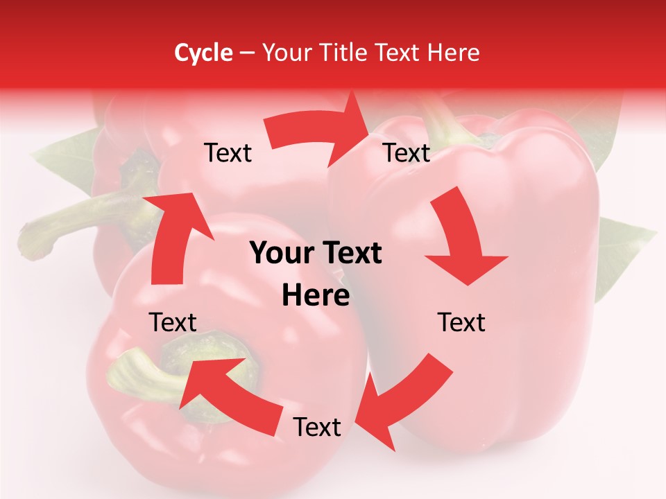 Green White Isolated PowerPoint Template