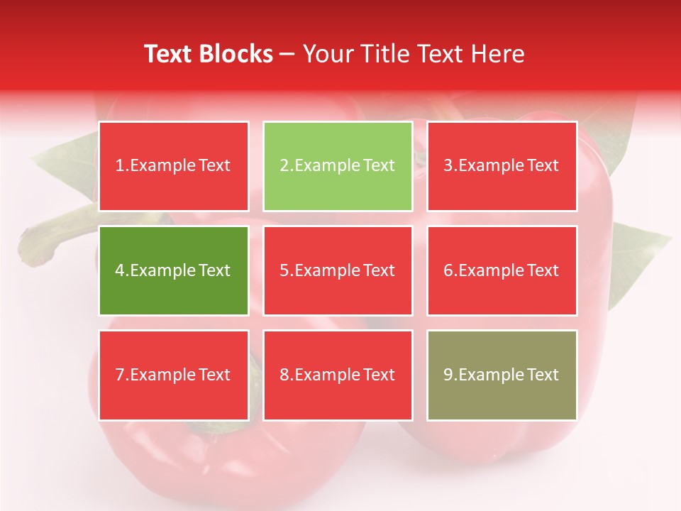 Green White Isolated PowerPoint Template