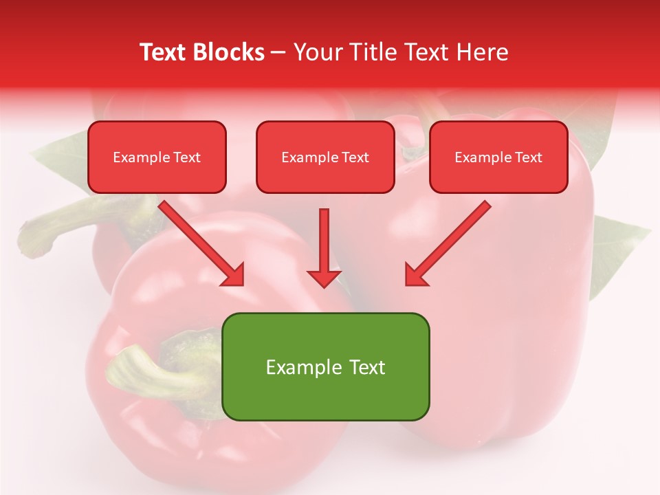 Green White Isolated PowerPoint Template