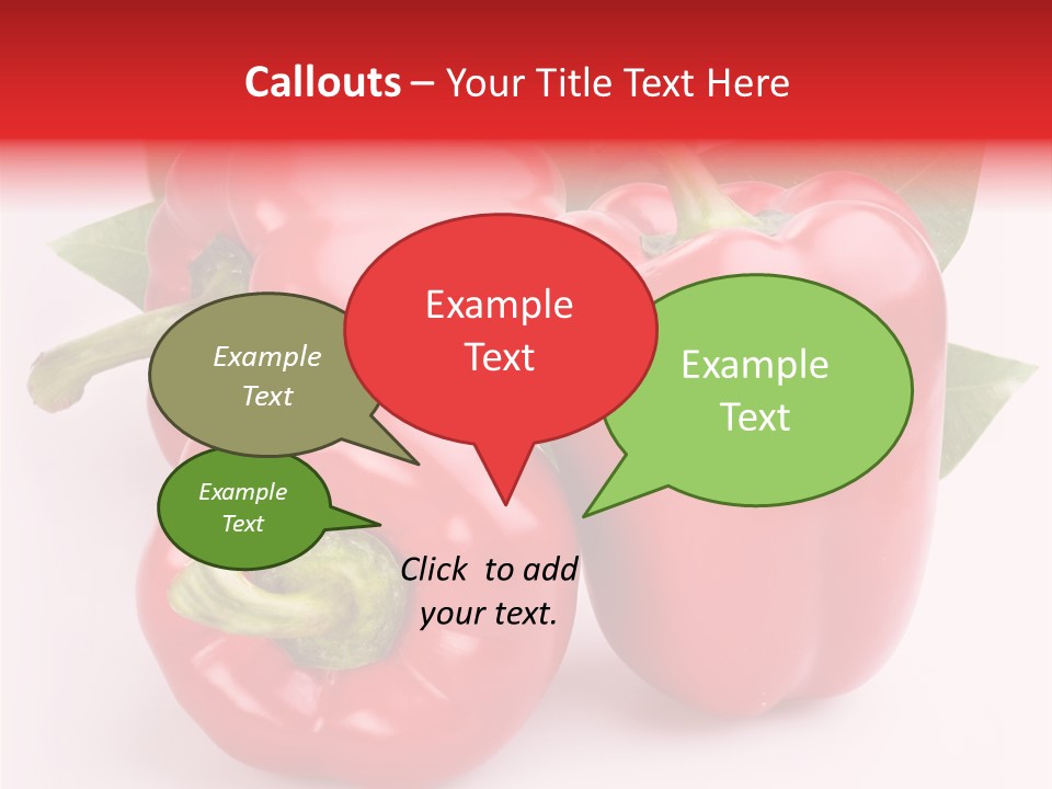 Green White Isolated PowerPoint Template