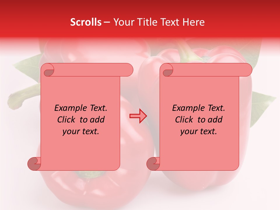 Green White Isolated PowerPoint Template