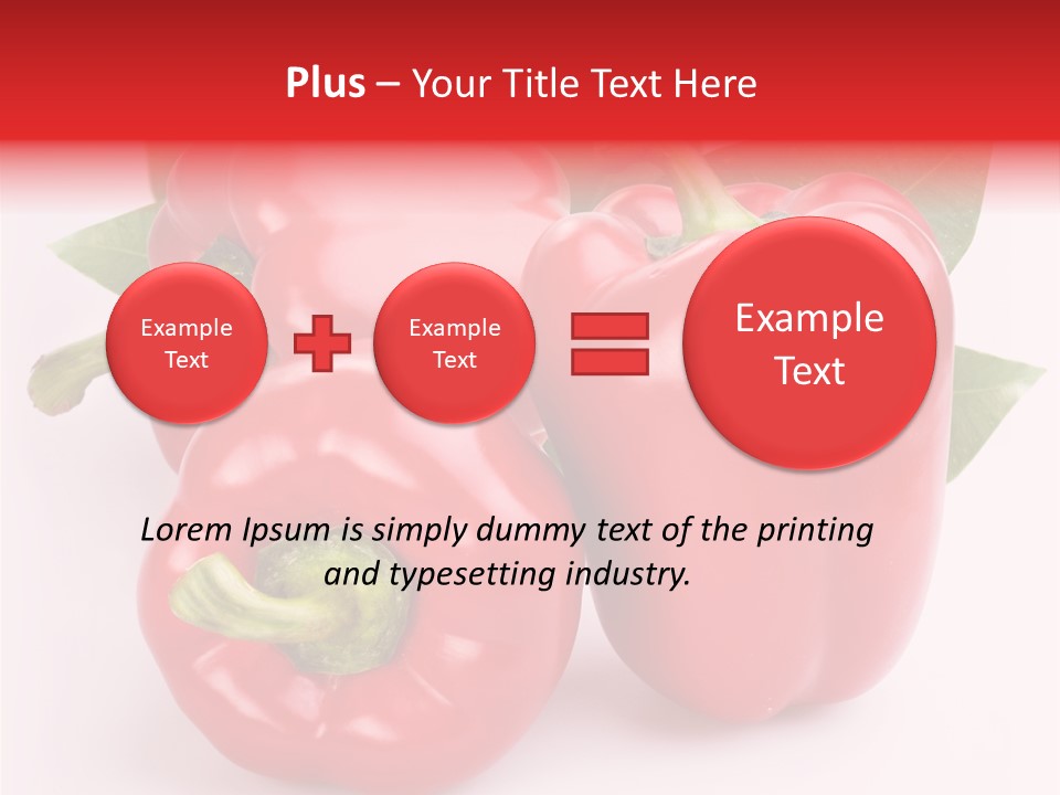 Green White Isolated PowerPoint Template