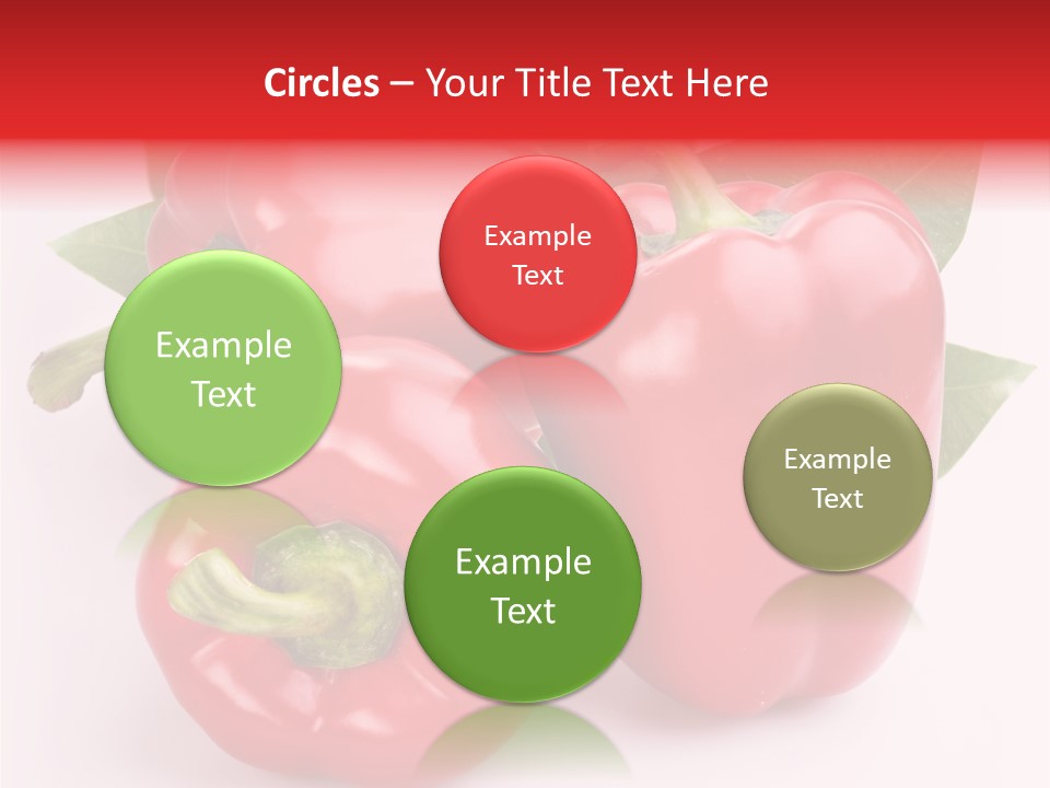 Green White Isolated PowerPoint Template