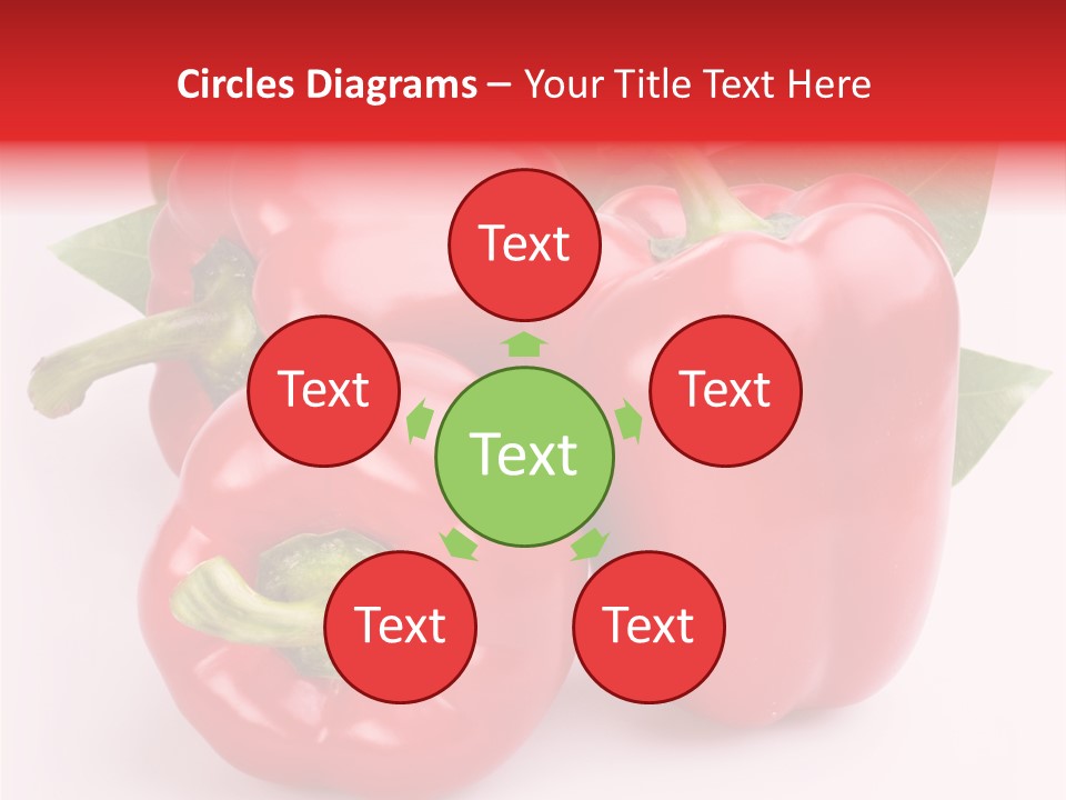 Green White Isolated PowerPoint Template