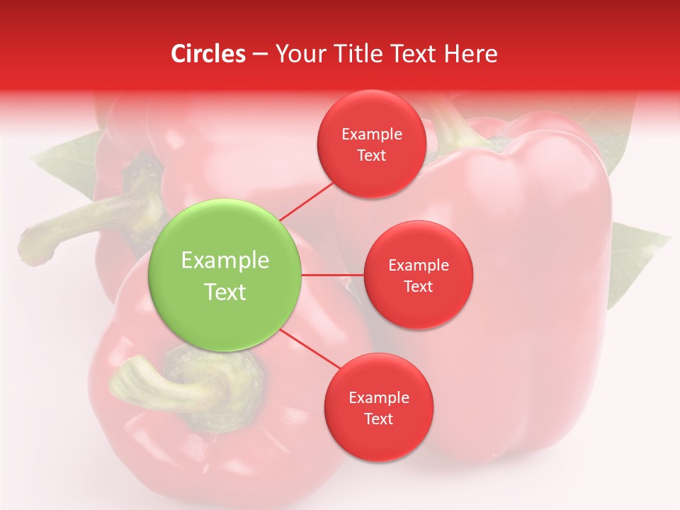 Green White Isolated PowerPoint Template