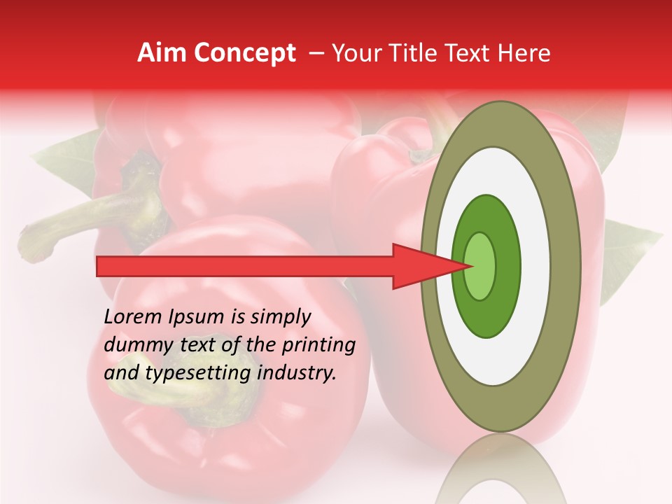 Green White Isolated PowerPoint Template