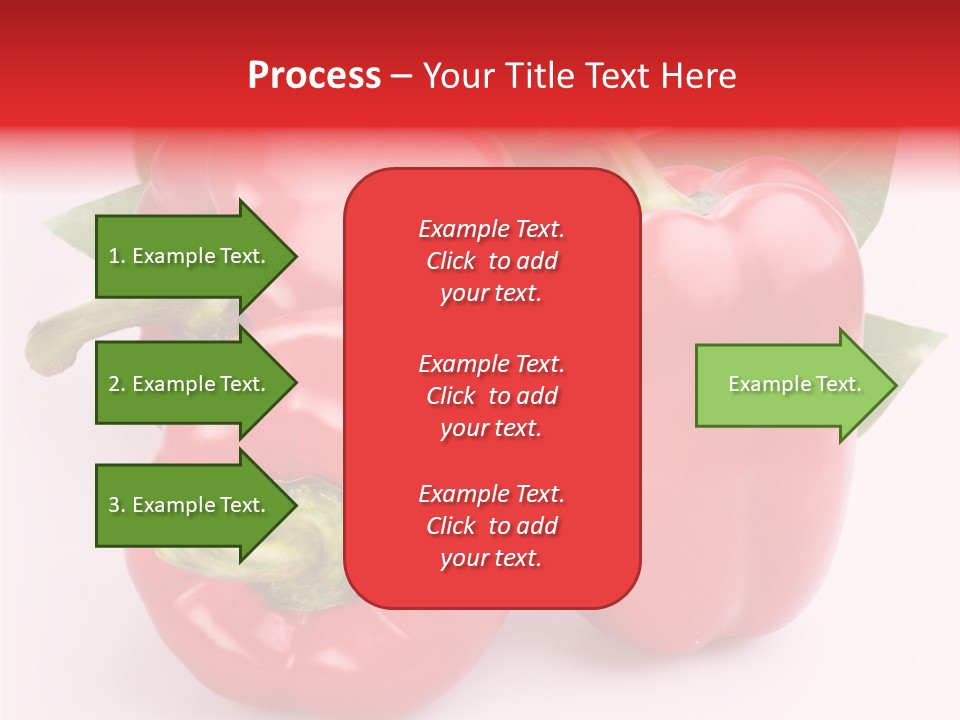 Green White Isolated PowerPoint Template