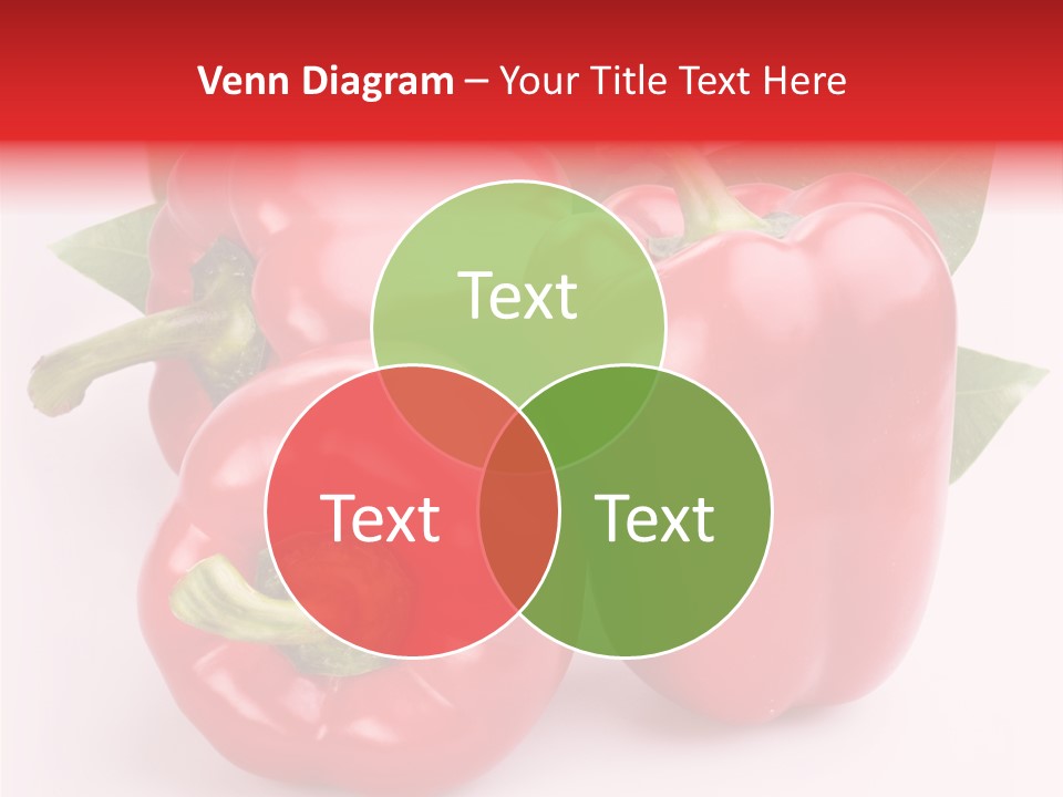 Green White Isolated PowerPoint Template