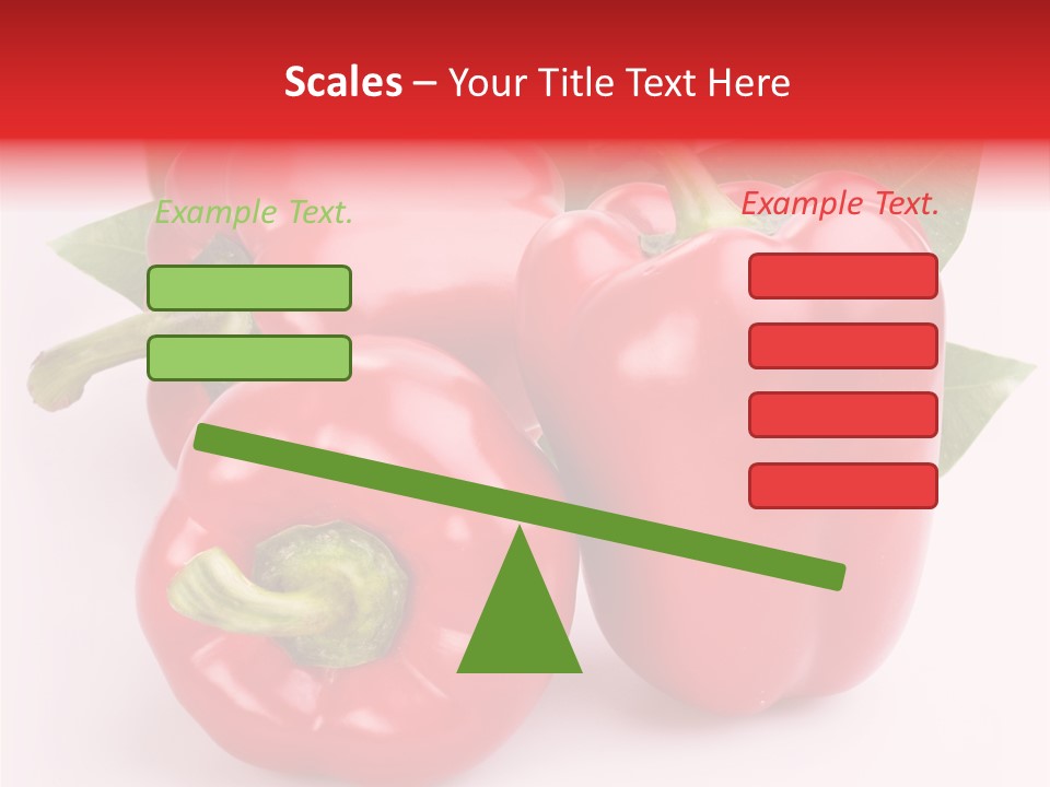 Green White Isolated PowerPoint Template
