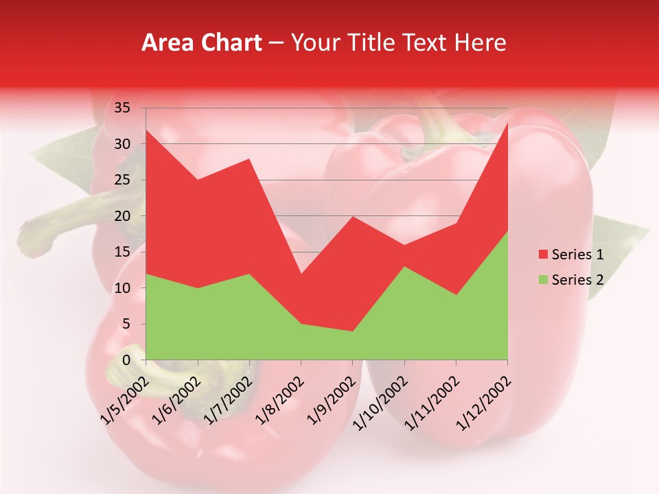 Green White Isolated PowerPoint Template