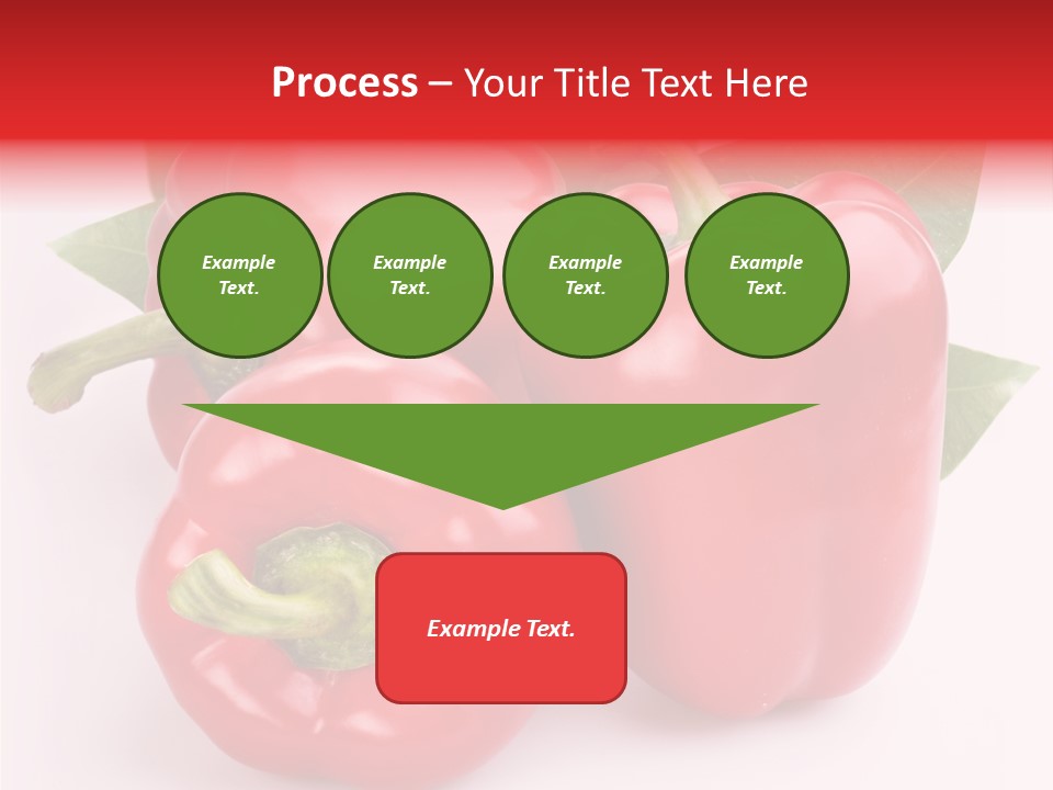 Green White Isolated PowerPoint Template