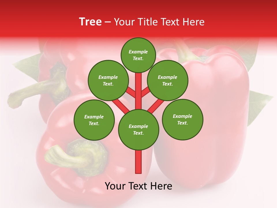 Green White Isolated PowerPoint Template