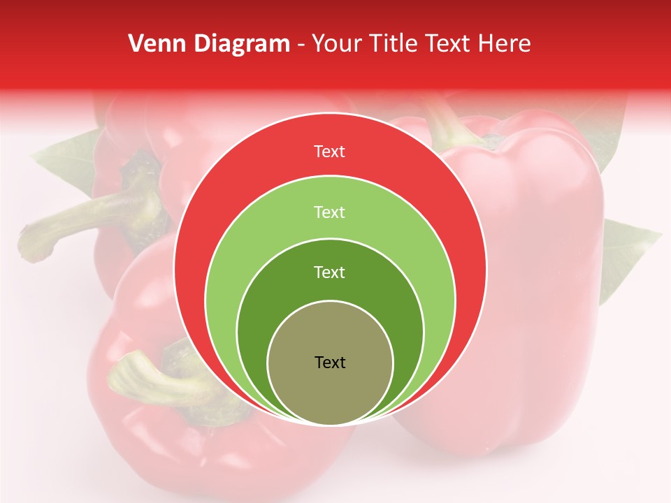 Green White Isolated PowerPoint Template