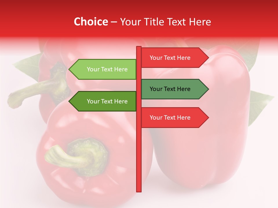 Green White Isolated PowerPoint Template