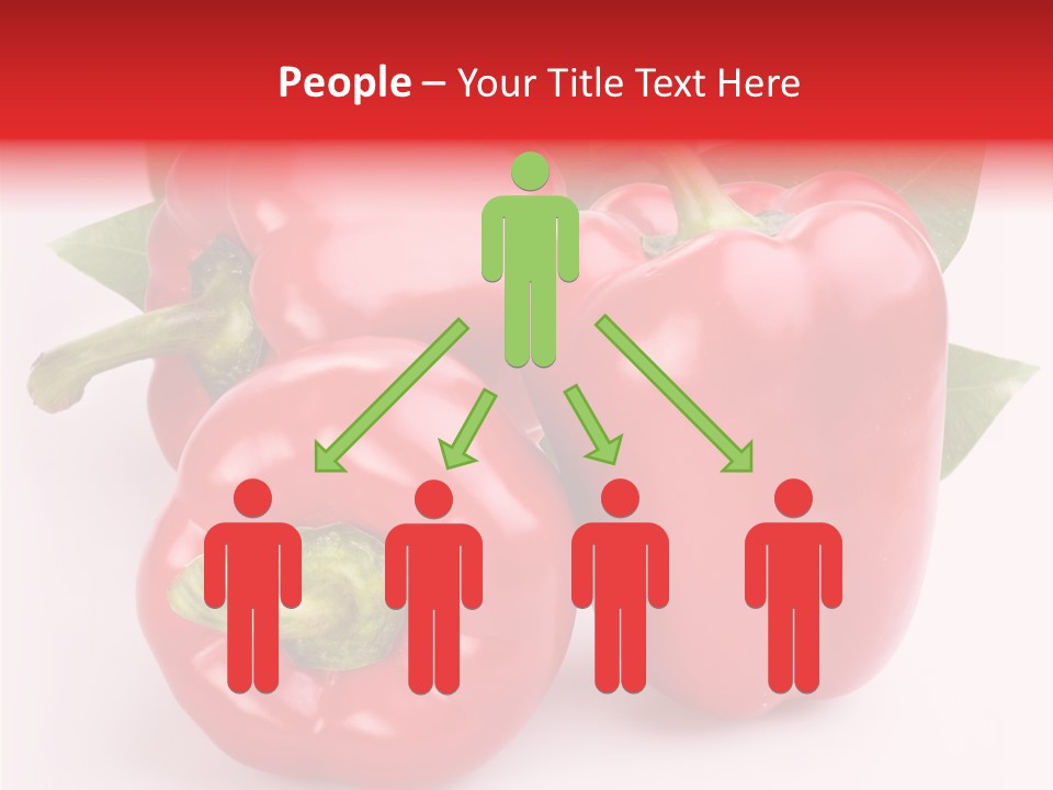 Green White Isolated PowerPoint Template