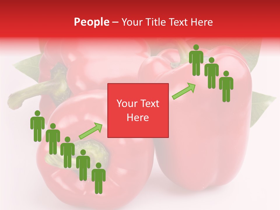 Green White Isolated PowerPoint Template