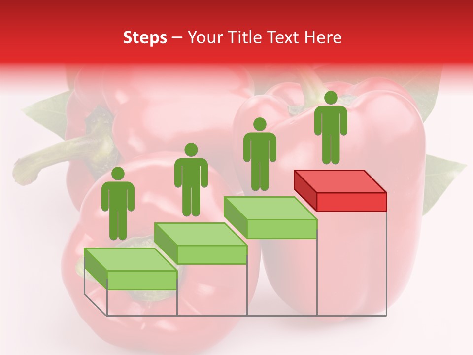 Green White Isolated PowerPoint Template
