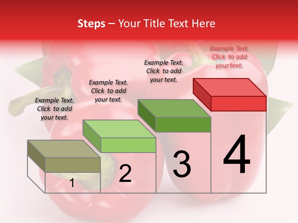 Green White Isolated PowerPoint Template