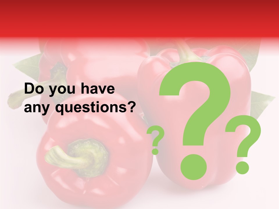 Green White Isolated PowerPoint Template