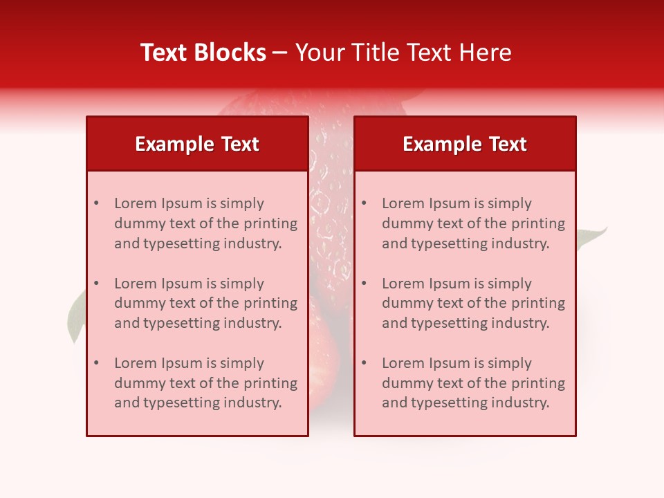 Fruit Healthy Food PowerPoint Template