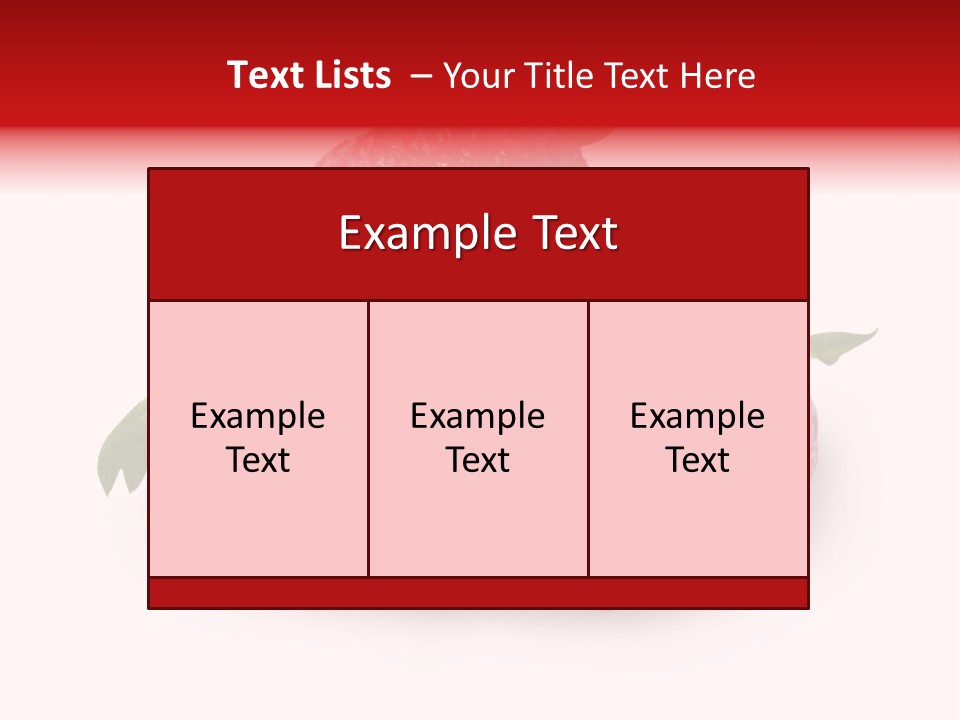 Fruit Healthy Food PowerPoint Template