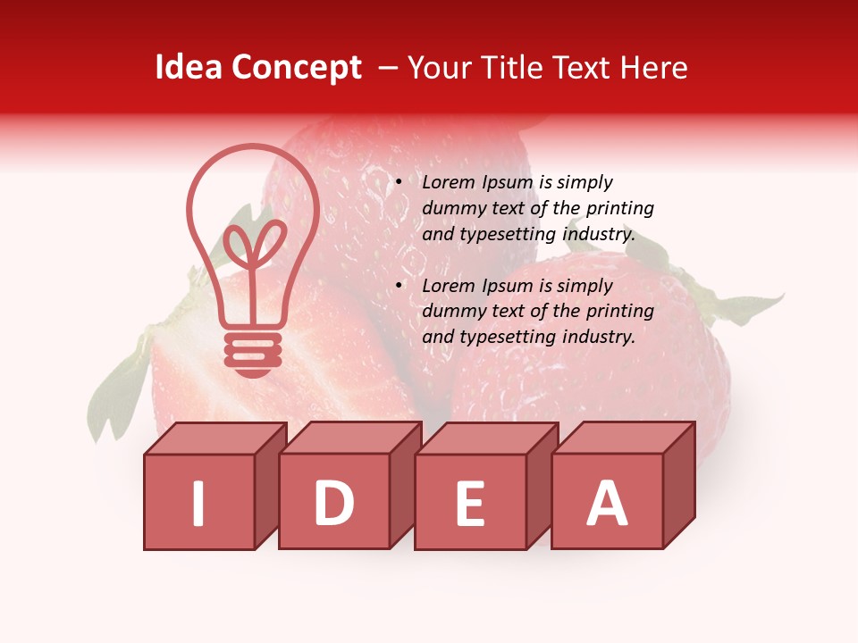 Fruit Healthy Food PowerPoint Template