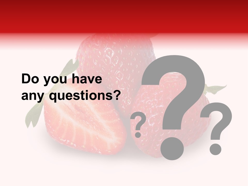 Fruit Healthy Food PowerPoint Template