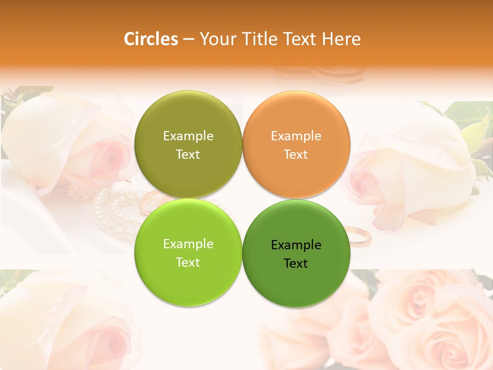 Yellow Ring Leaf PowerPoint Template