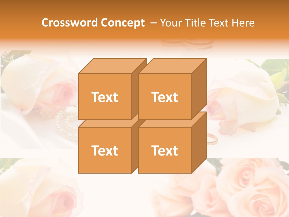 Yellow Ring Leaf PowerPoint Template