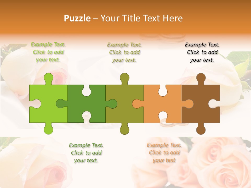 Yellow Ring Leaf PowerPoint Template