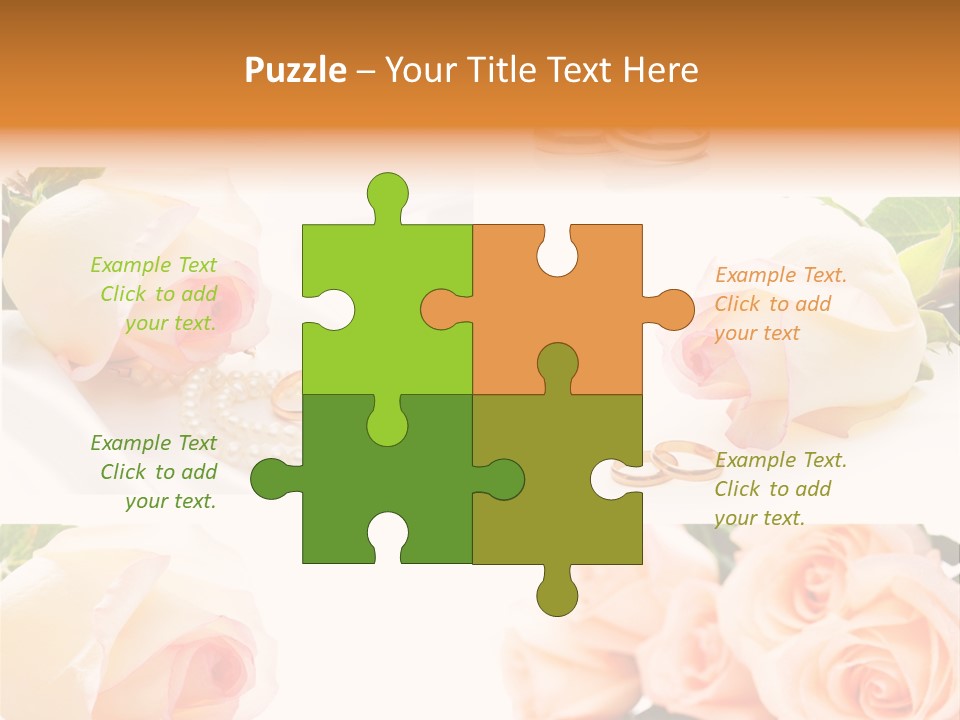 Yellow Ring Leaf PowerPoint Template