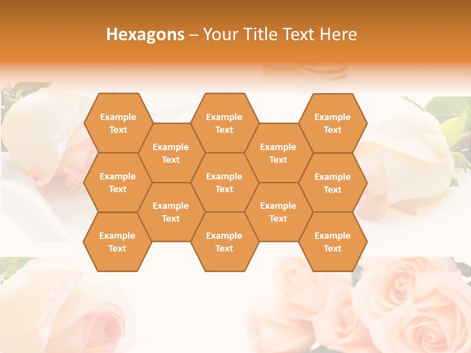 Yellow Ring Leaf PowerPoint Template